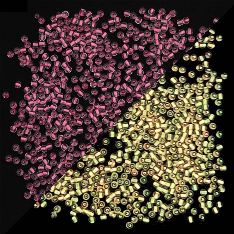 Set 660 Hạt Cườm Dạ Quang Phát Sáng Trong Bóng Tối Dùng Làm Trang Sức DIY