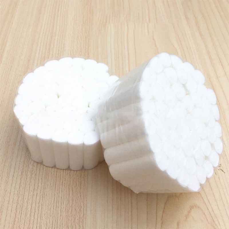 Set 50 cuộn bông gòn trắng thấm hút cao không gây dị ứng cho mũi