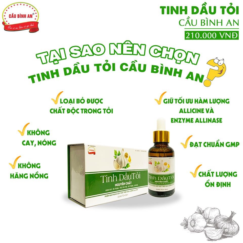 Tinh dầu tỏi Cầu Bình An