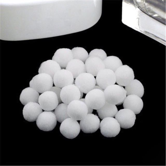 100 Hạt pompom - pom pom nhiều màu 1cm làm slime