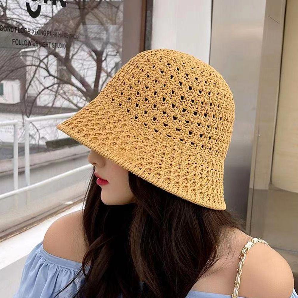 Nón Tai Bèo Dệt Tay Chống Nắng Gấp Gọn Thời Trang Cho Nữ