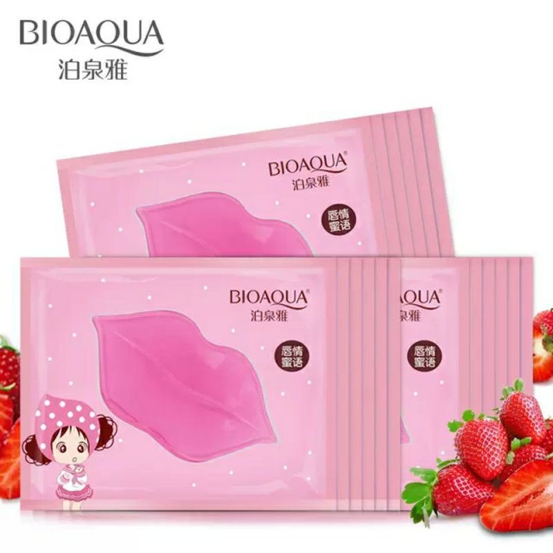 COMBO 10 MIẾNG MẶT NẠ MÔI CẤP ẨM BIOAQUA