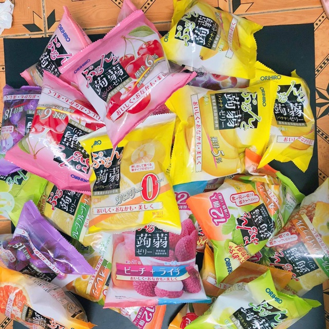 Thạch trái cây Orihiro chống hóc