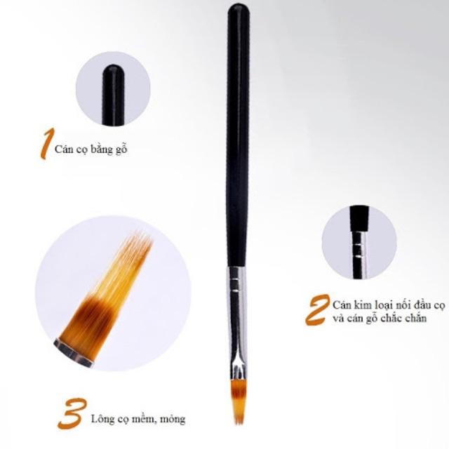 Cọ Ombre Lưa Thưa Cán Gỗ [GIẢM GIÁ SHOCK]