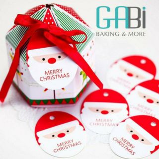 Set 50c tag giấy Noel (nhiều mẫu)
