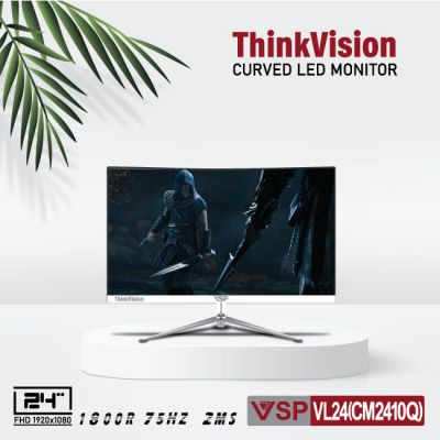 Màn hình cong 24 inch VSP THINKVISION VL24 (Black- White)