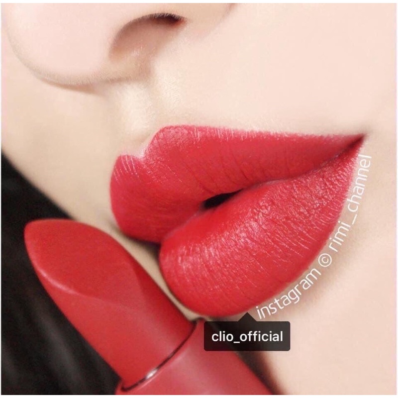 Son Thỏi Clio Rouge Heel Velvet 001 002