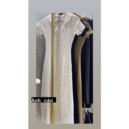 ĐẦM ôm body co giãn,dáng dài,có 3 màu freesize may 2 lớp hàng thiết kế, Hàng sẵn shop | BigBuy360 - bigbuy360.vn