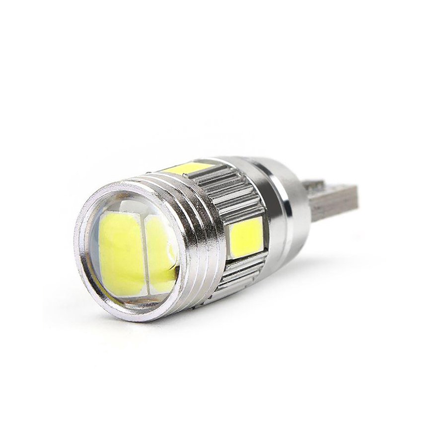 1 Bóng Đèn Led Phanh Xe Hơi T10 5630 6smd W5w 12v