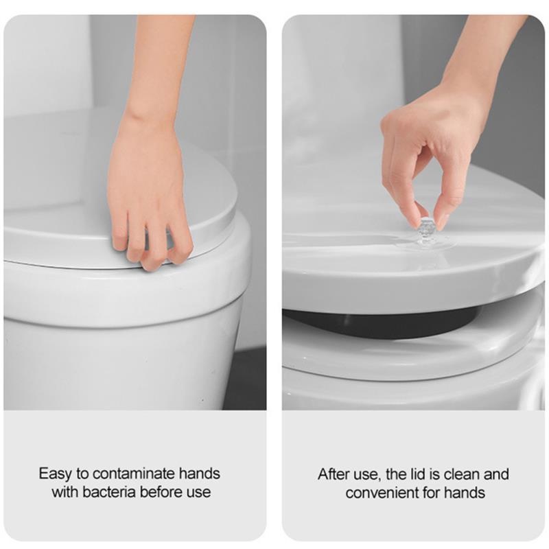 Set 2 Tay Nắm Cửa Trong Suốt Tự Dính Tiện Dụng