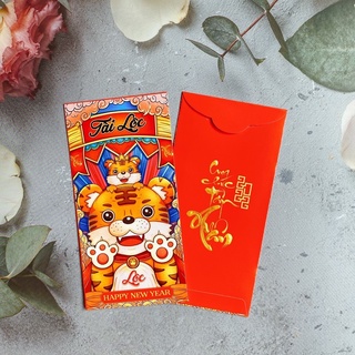 Xấp 10 bao lì xì chọn mẫu hoa khai phú quý,mẫu thiết kế xịn xò, bao lì xì tết
