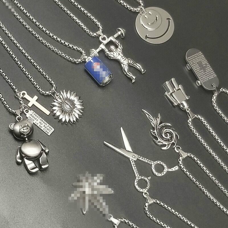 Dây Chuyền 22A54 Phong Cách Đường Phố Cá Tính Dễ Phối Đồ Dành Cho Nam Và Nữ