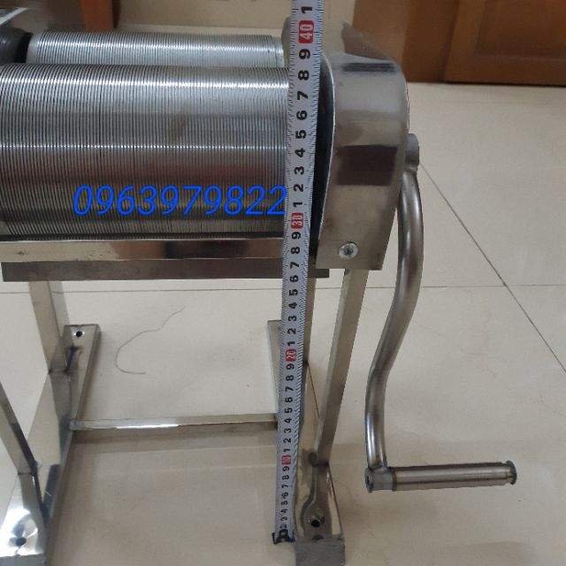 MÁY THÁI BÌ INOX CỠ ĐẠI QUAY TAY