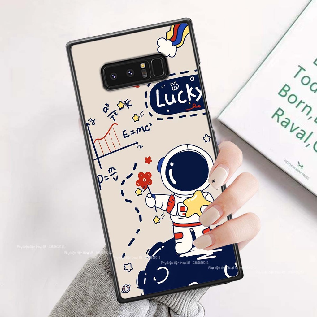 Ốp Samsung Note 8 hình bầu trời, phi hành gia đẹp, ốp lưng điện thoại samsung galaxy viền dẻo cao cấp