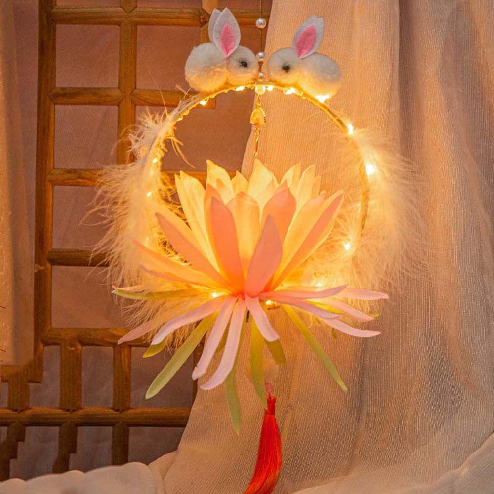 Lồng Đèn Hình Thỏ Handmade DIY Trang Trí Nhà Ở