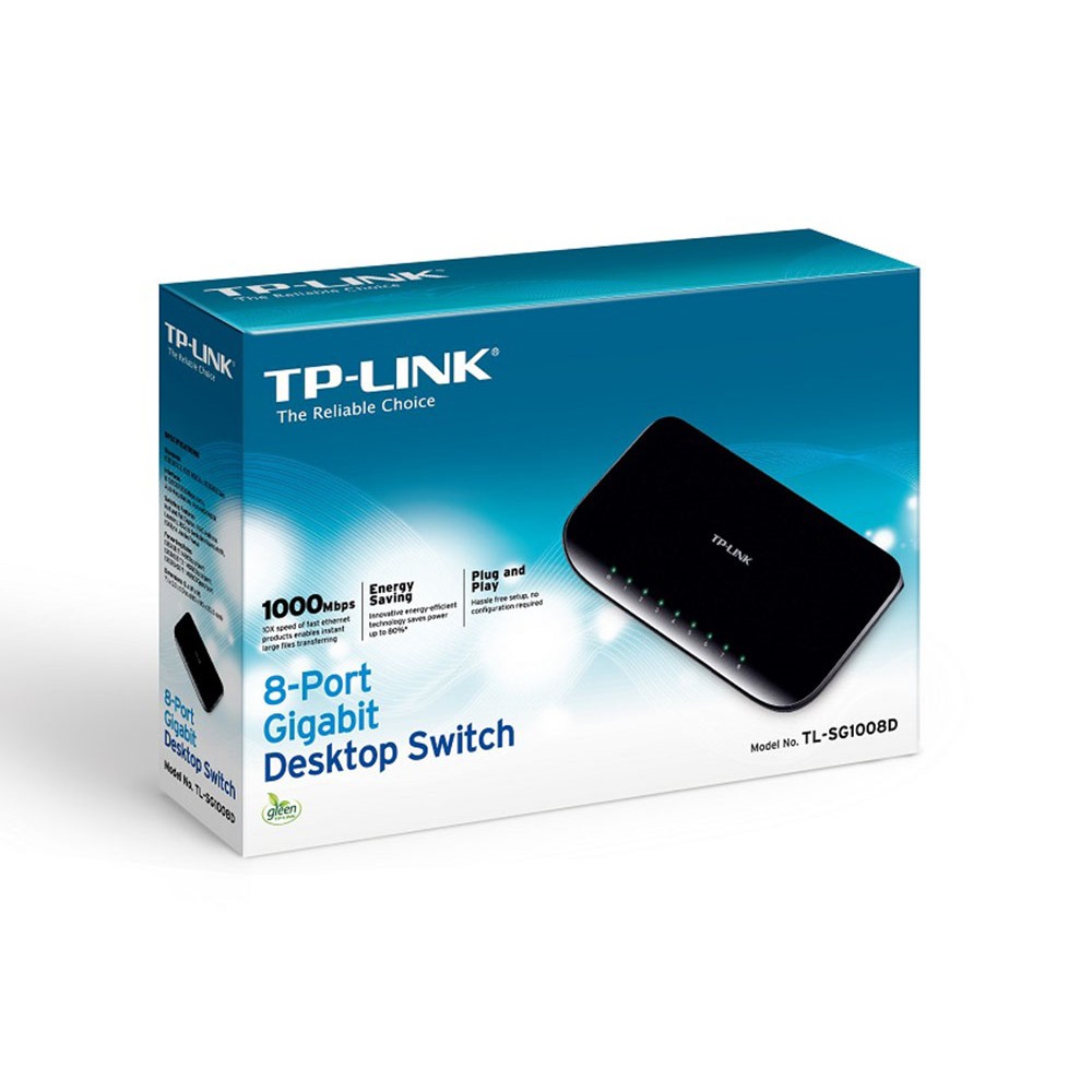 TP-Link TL-SG1008D - Bộ Chia Tín Hiệu Để Bàn 8 cổng 10/100/1000Mbps