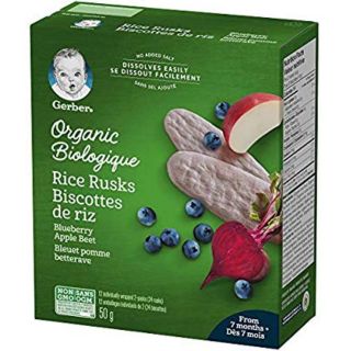 Bột ăn dặm Gerber Organic vị gạo 227g 4m+