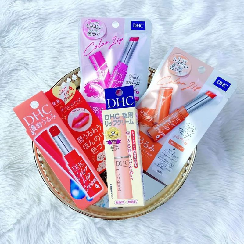 Son dưỡng môi khử thâm DHC Lip Cream không màu thỏi 1,5g Nhật Bản Chính Hãng