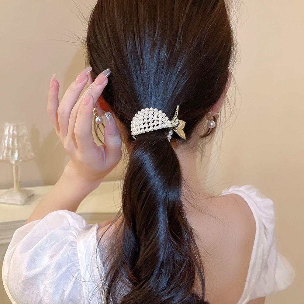 TWINKLE Kẹp Tóc Càng Cua Cá Mập Phong Cách Vintage Thanh Lịch Cho Nữ