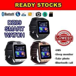 Đồng hồ thông minh DZ09 hỗ trợ Bluetooth và chức năng gọi SMS 100 %
