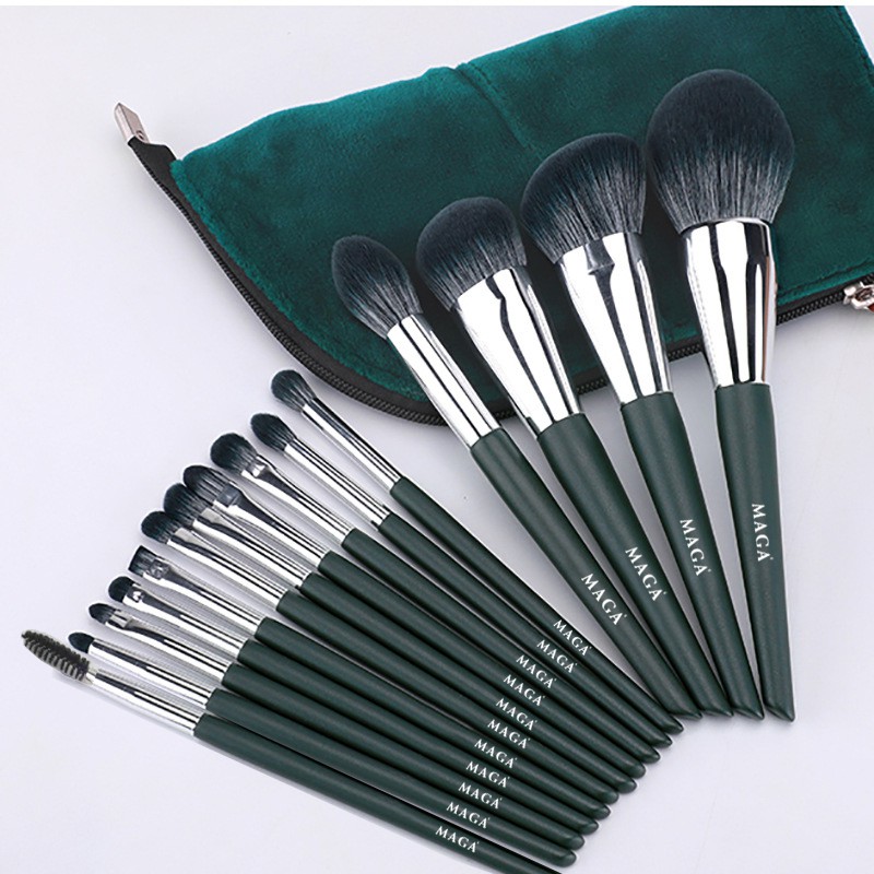 Bộ cọ cao cấp 15 cây MAGA pro blue color brush sets