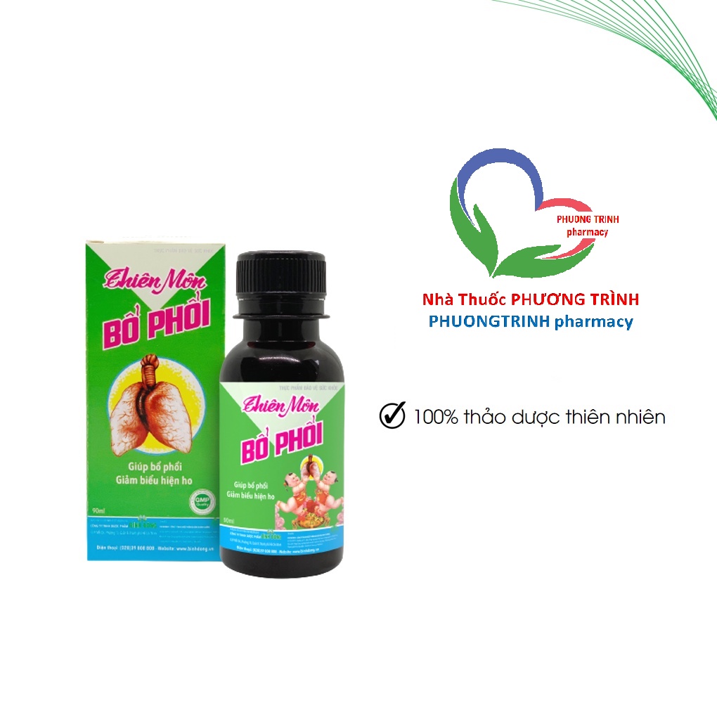 Thiên Môn Bổ Phổi Bình Đông, chai 280ml và 90ml