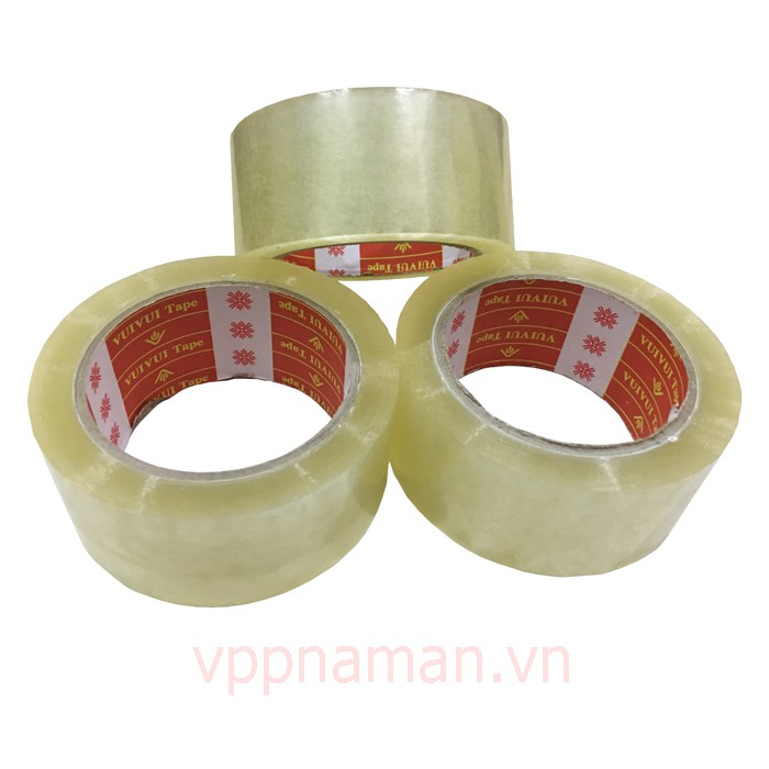 1 cuộn keo trong ,đục 100 yard