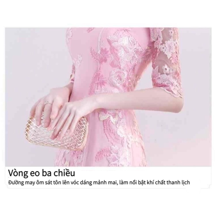 Đầm Sườn xám cách tân ngắn phong cách Trung Hoa thời trang trẻ trung