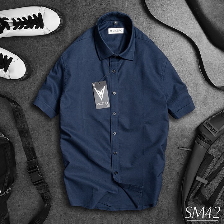 Áo Sơ Mi Cộc Tay Thời Trang Trẻ Trung | BigBuy360 - bigbuy360.vn