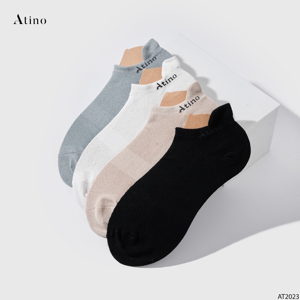 Tất nam Cotton Premium ATINO thiết kế lưới thông hơi thoáng khí khử mùi thấm mồ hôi AT2021 thumbnail