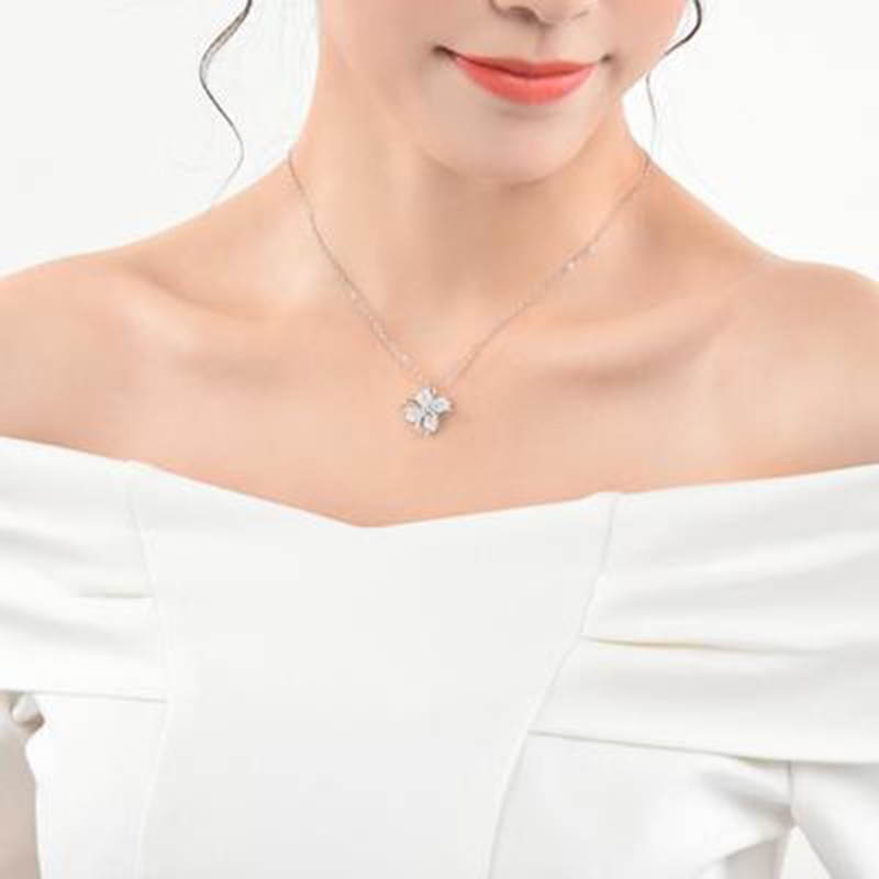 Mặt dây chuyền bạc 925 làm trang sức thời trang cho phụ nữ