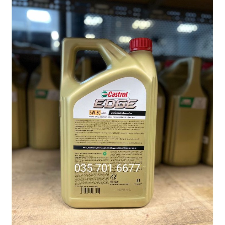 Nhớt Castrol EDGE 5W30 A3/B4 dành cho xe ô tô