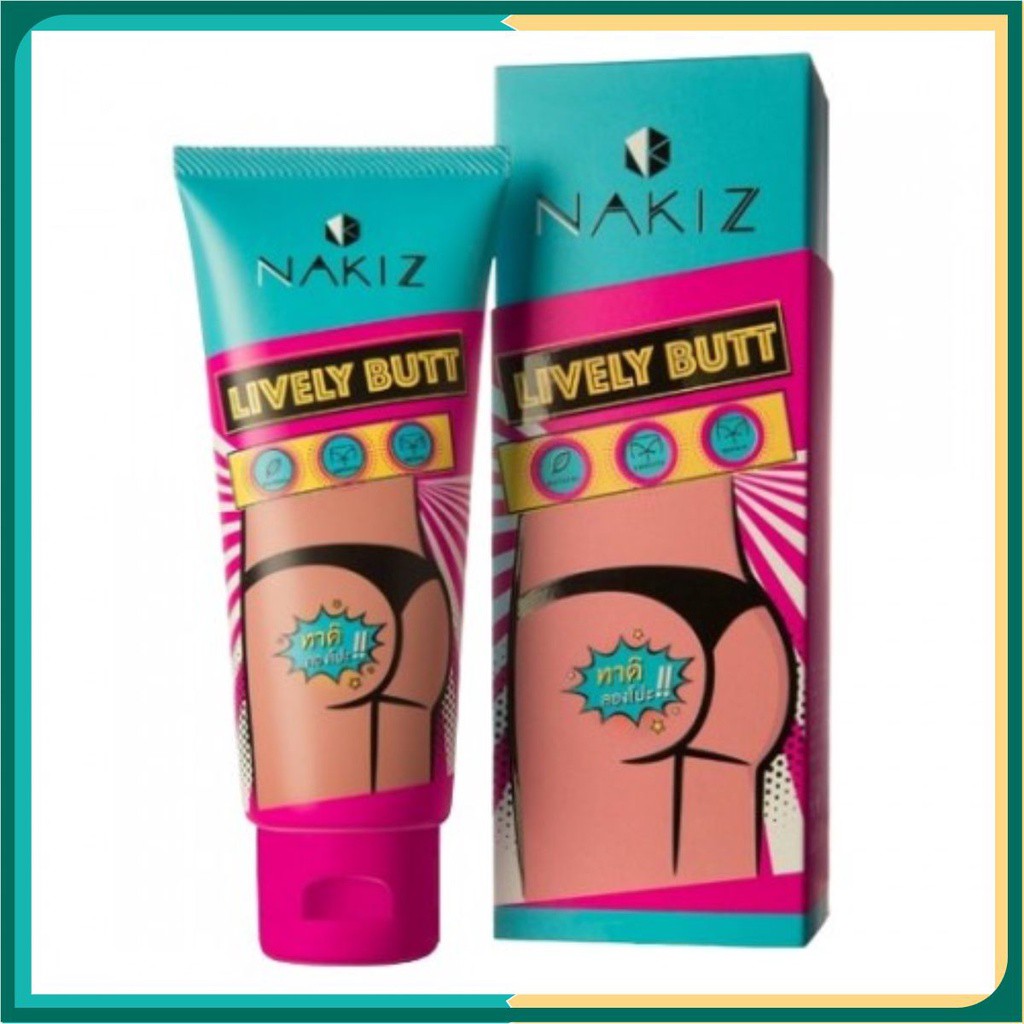 Hàng Hot NAKIZ LIVELY BUTT 〡 Kem thoa thâm, mụn Mông, Bẹn, Nách, Lưng, Nhũ hoa, Cùi chỏ, Đầu gối ☠ⓐ | BigBuy360 - bigbuy360.vn