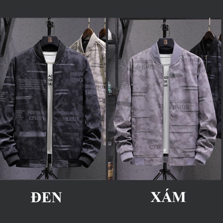 Áo khoác bomber nam big size ZENBIG dành cho người mập người béo, size ngoài cỡ Zenbig
