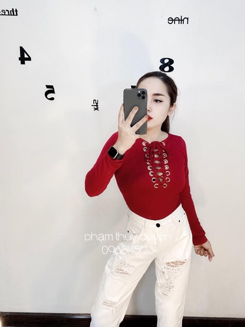 Áo croptop đan ngực (ảnh thật ) (dọc)