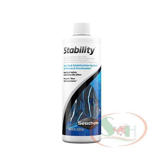 Vi sinh nước Seachem Stability 500ml men xử lý làm trong nước bể cá tép thủy sinh