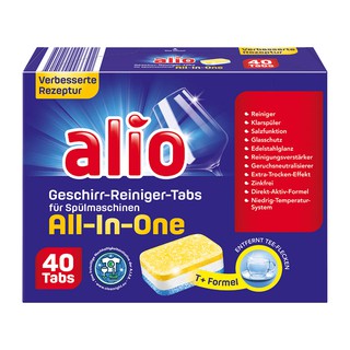 VIÊN RỬA BÁT ALIO 40 VIÊN TỔNG HỢP  DÙNG CHO MÁY RỬA BÁT