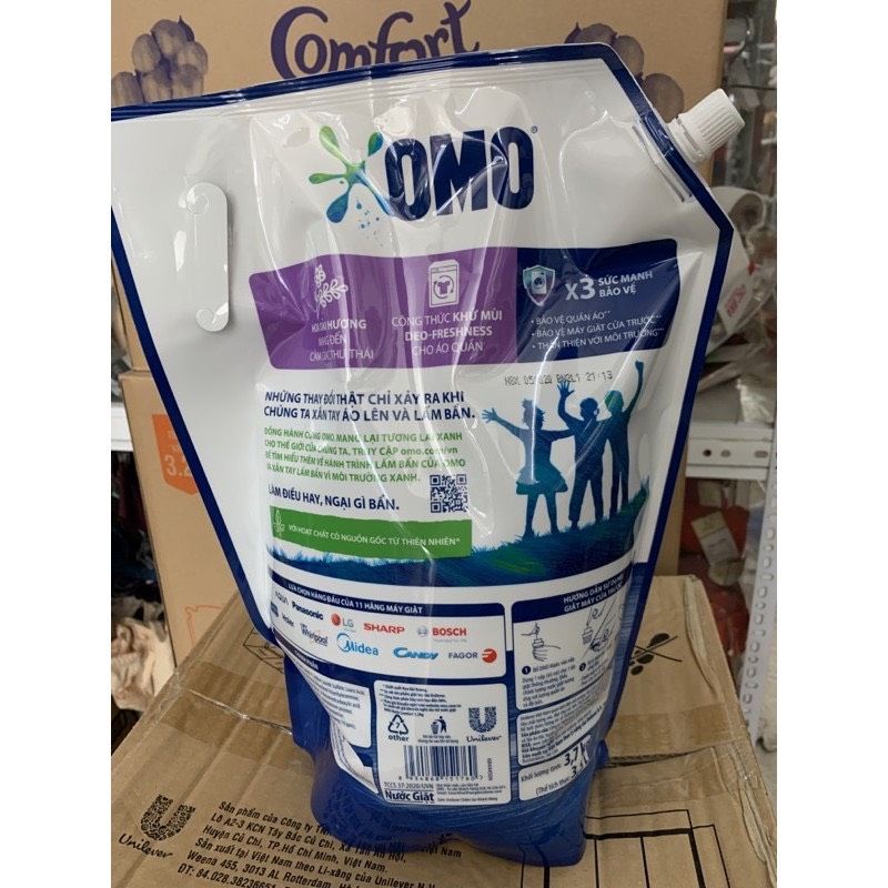 Nước giặt omo matic 3,6kg