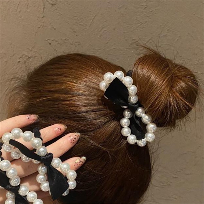 Dây Cột Tóc Đuôi Ngựa Thắt Nơ Ngọt Ngào Dễ Thương Cho Nữ