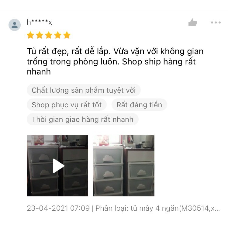 Tủ nhựa cho bé đựng quần áo giày dép đồ chơi mỹ phẩm 3 4 5 ngăn tủ để đầu giường cho mẹ & bé chính hãng Yeya Zozon