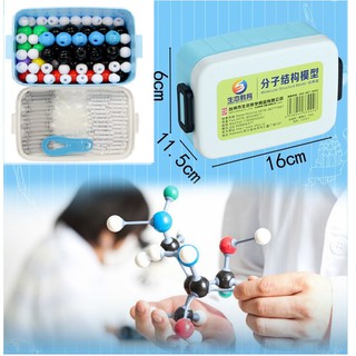 Mô hình lắp ghép phân tử hóa học, dạng đặc, 150 chi tiết