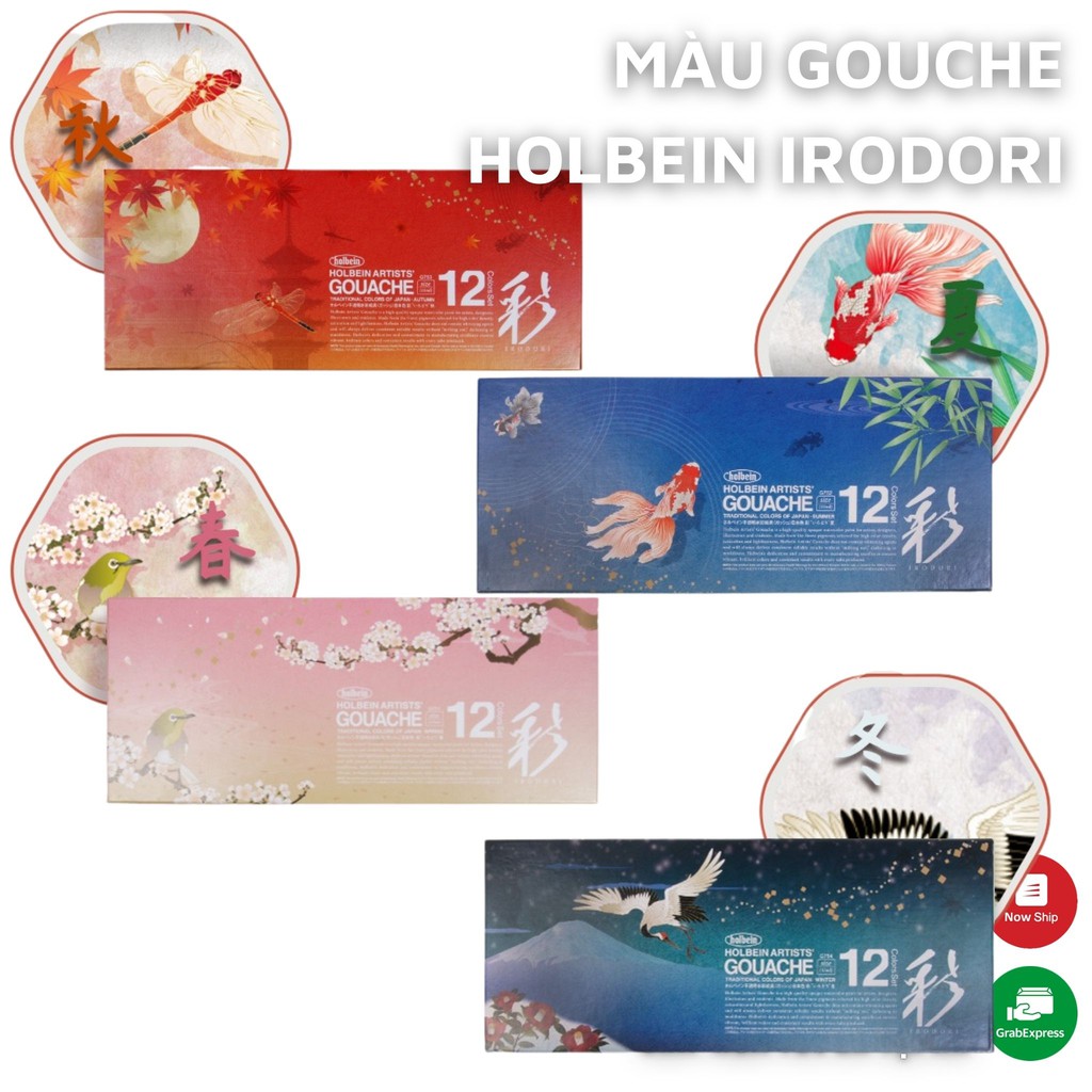 Màu Gouache Holbein Irodori - Phiên bản giới hạn