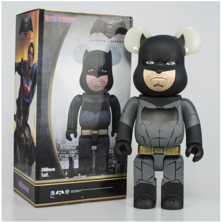 [LUCID] [Freeship TPHCM] BearBrick Batman -  Kích Cỡ lớn 400% (28cm )