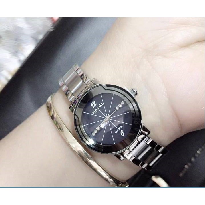 Đồng hồ nữ Halei mã 457 đẹp lung linh (Có size nam) | BigBuy360 - bigbuy360.vn