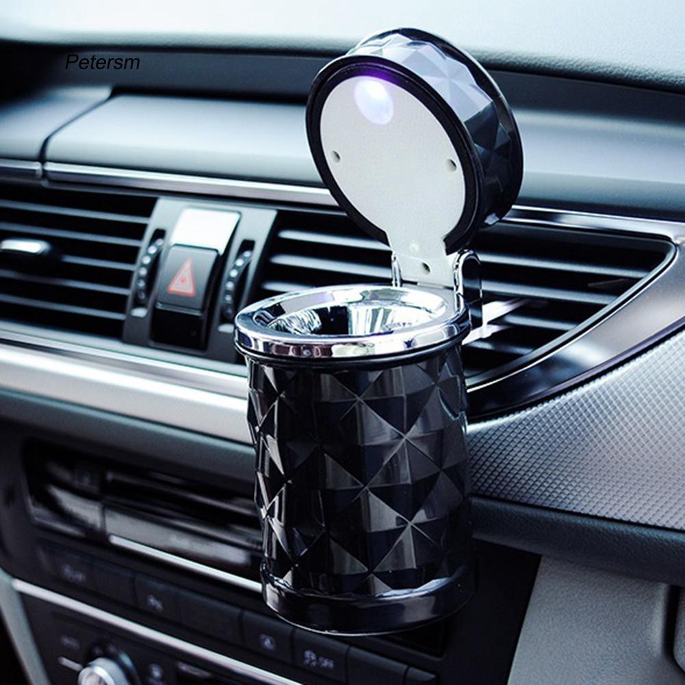 Gạt tàn thuốc tích hợp đèn LED tiện dụng cho xe ô tô