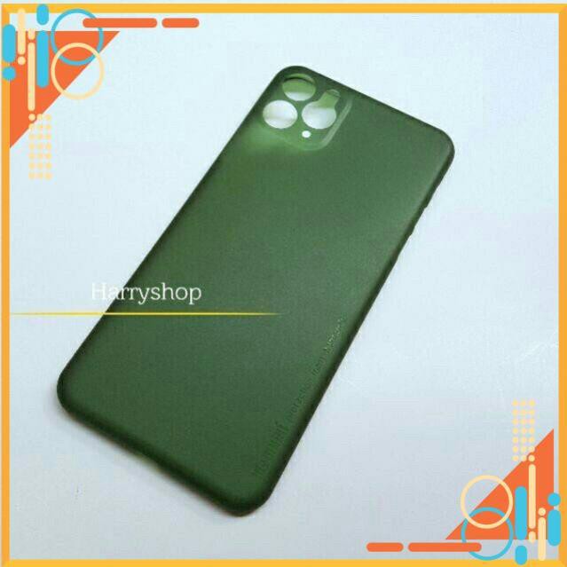 Ốp memumi iphone 11 Pro Max 6.5" siêu mỏng 0.3mm( Xanh rêu)