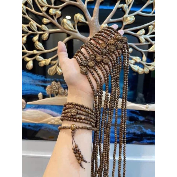 CHUỖI TRẦM HƯƠNG 4 LY 216 HẠT - TRẦM VƯỜN