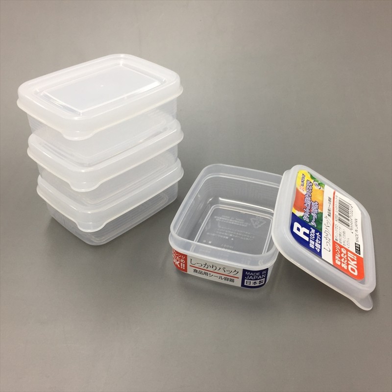 Set 4 hộp trữ thức ăn dặm Nakaya - 100ml/hộp- cho bé - Made in Japan - KBN 120216