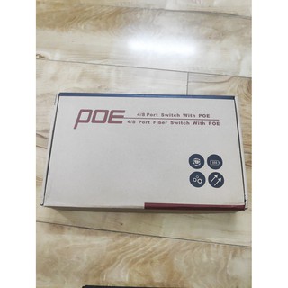 Switch 2 cổng quang 4 cổng Lan 100Mbps chuẩn 2 đầu SC
