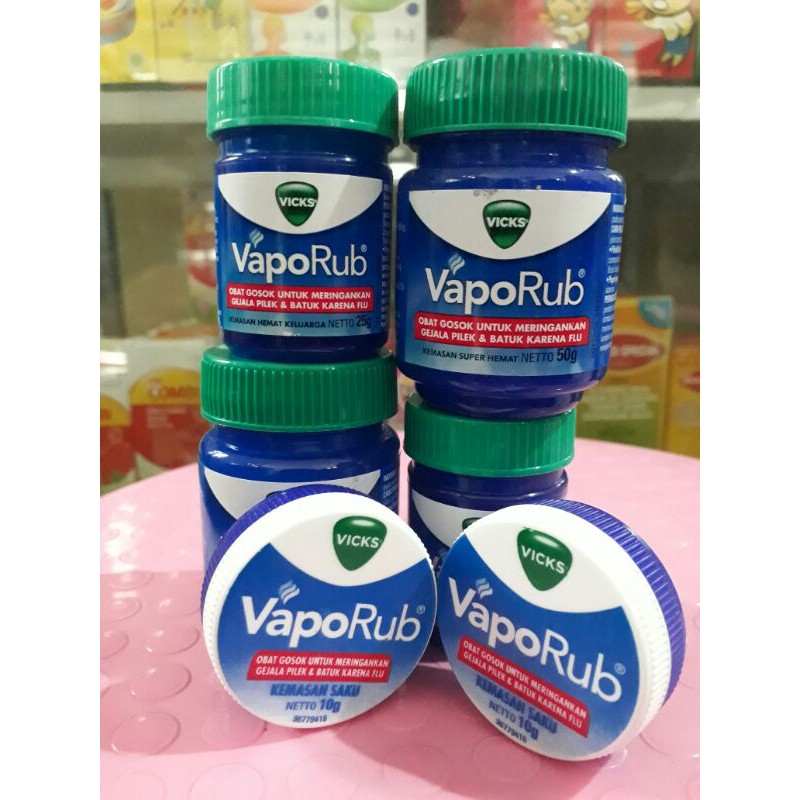 Vaporub Lọ Thủy Tinh Đựng Nước 10g / 25g / 50g